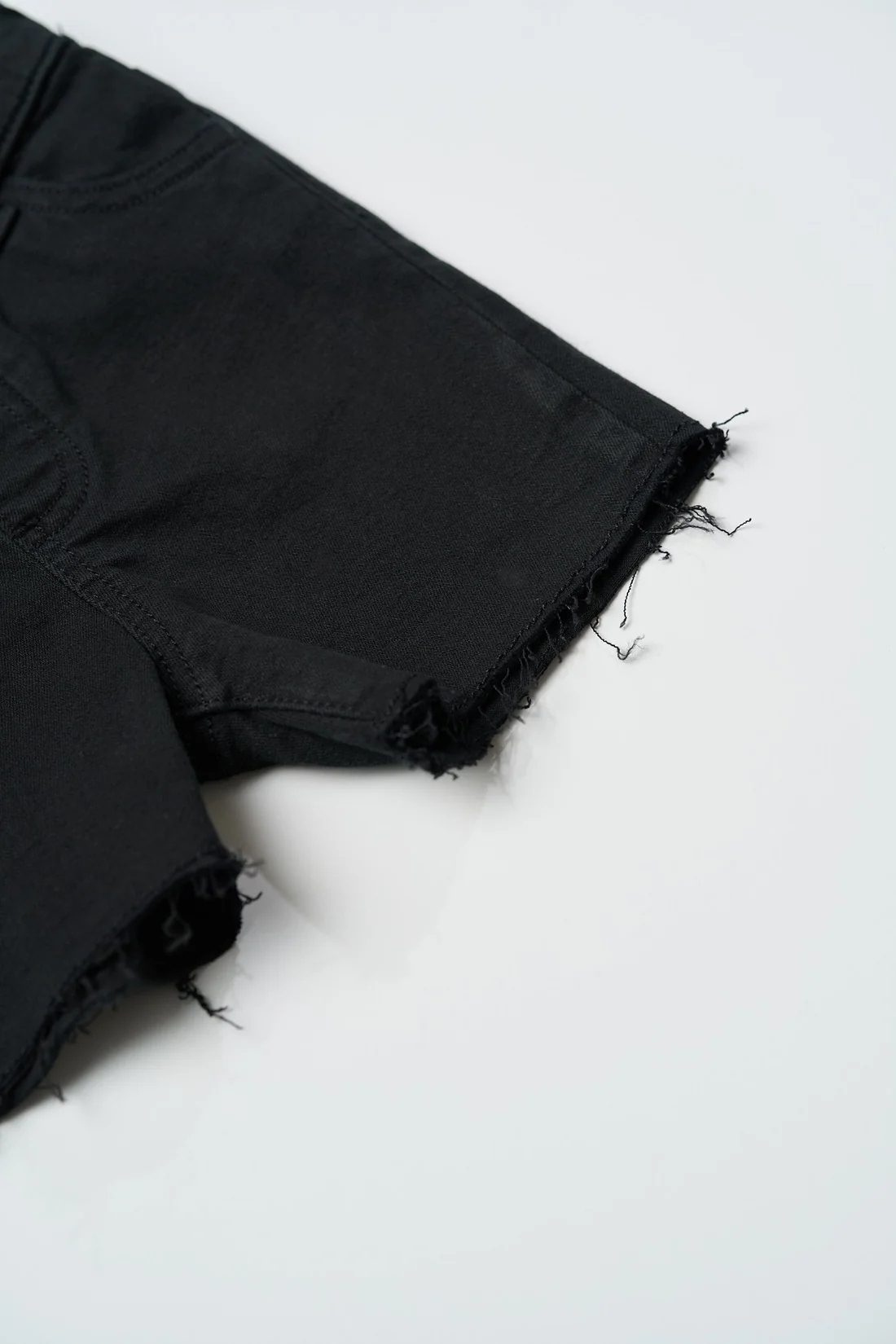 Denim Short - Black Wash