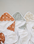 Desert Sage Muslin Hooded Towel
