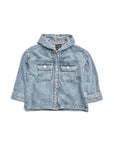 Lightweight Hooded Denim Jacket