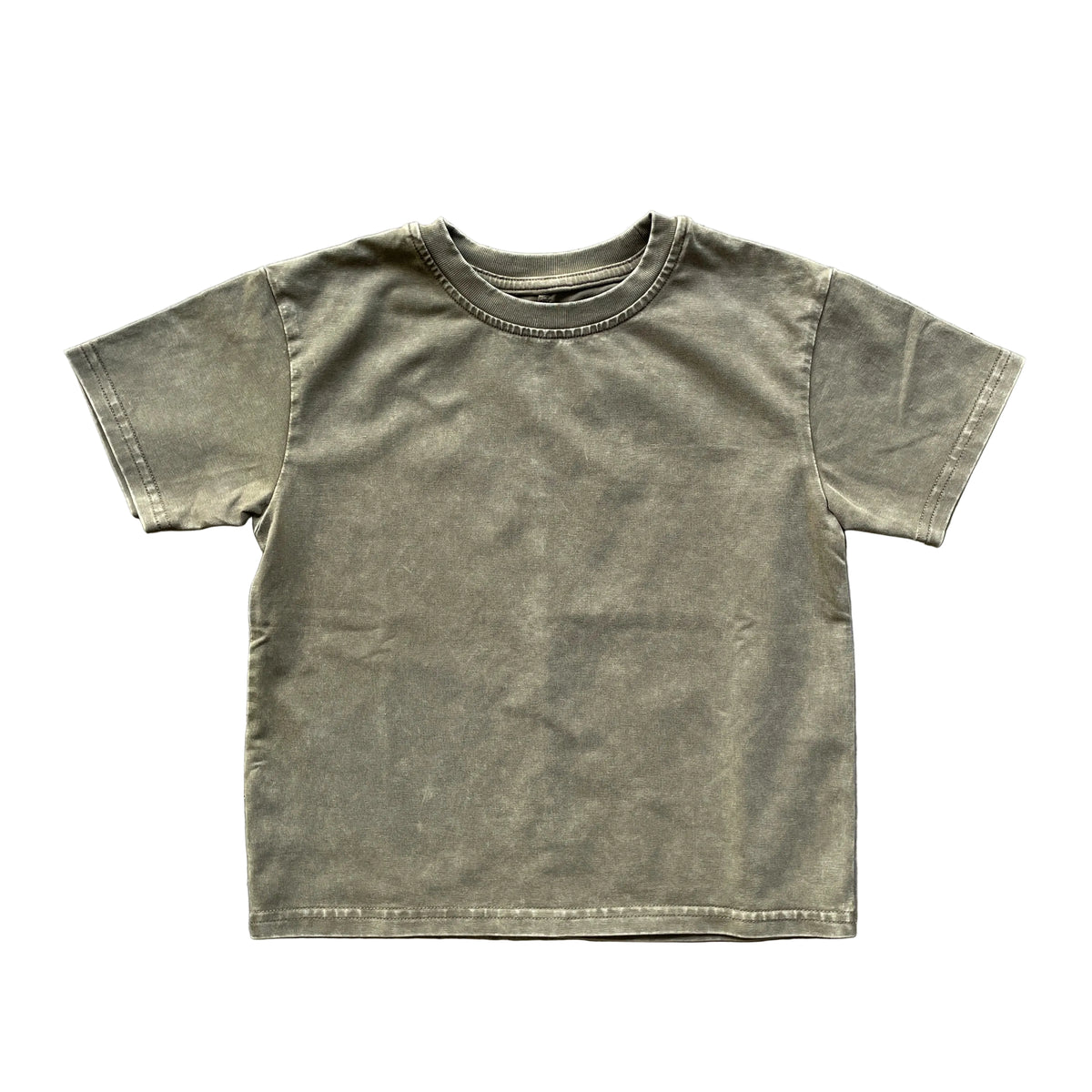Olive Classic Stone-Wash Tee