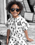 Pit Crew Romper in Bowie