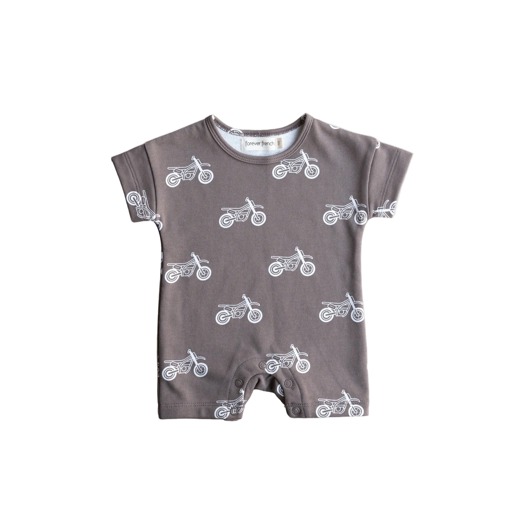 French Terry Romper | Dirt Bike