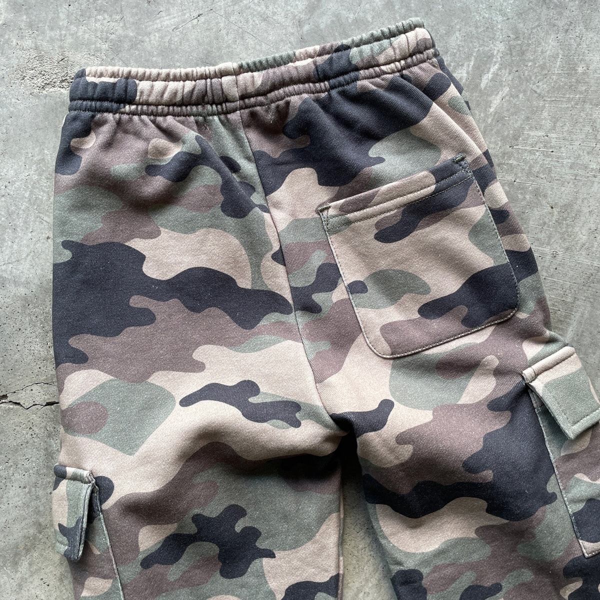 Raw Cut Camo Sweatpants