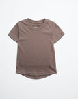 Swoop Elevated Tee - Light Brown