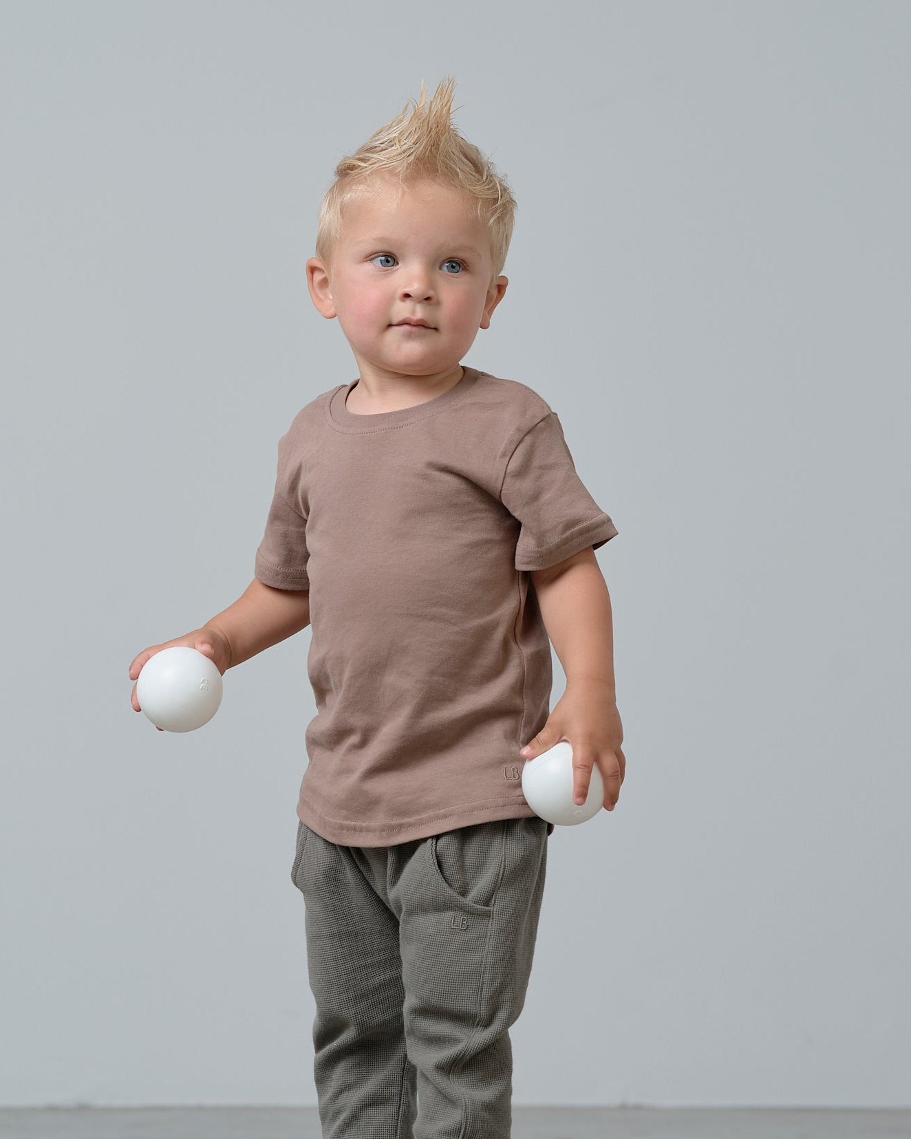 Swoop Elevated Tee - Light Brown