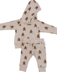 Gingerbread Hooded French Terry Set