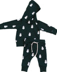 Snowman Hooded French Terry Set