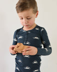 Bamboo Two Piece Pajamas | Police Cruiser