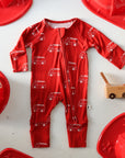 Bamboo Zip Pajamas | Fire Truck