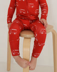 Bamboo Zip Pajamas | Fire Truck