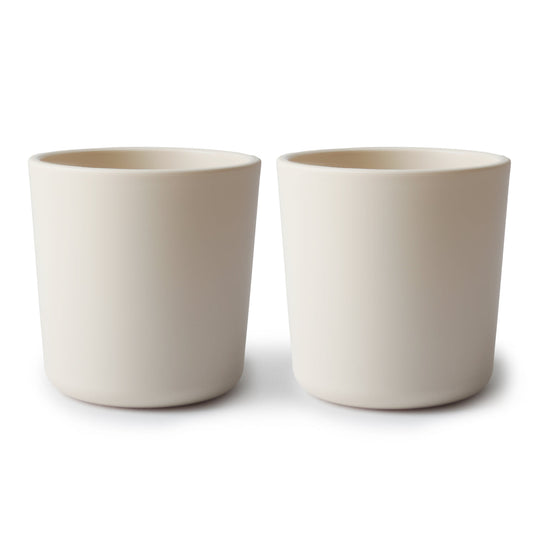 Mushie Silicone Dinnerware Cup Set of 2 -  Ivory