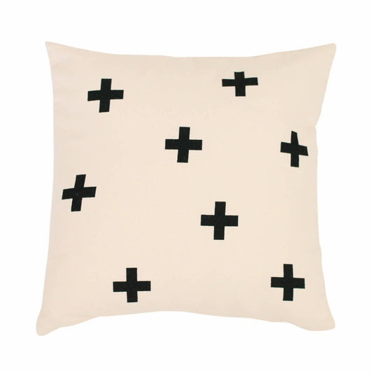 Swiss cross pillow cover