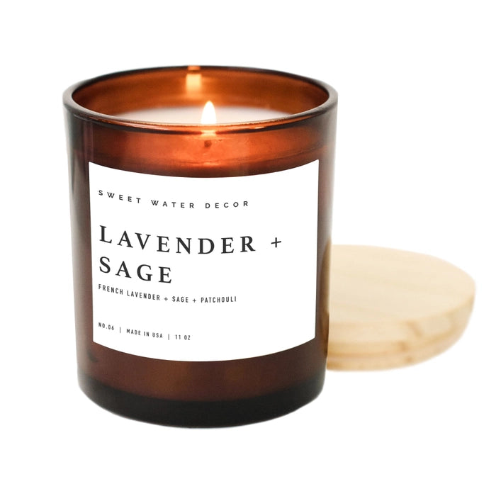 Sweet Water Decor Candle - Lavender + Sage