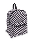 Checker Print Backpack