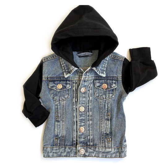 Little Bipsy Denim Jacket - Black