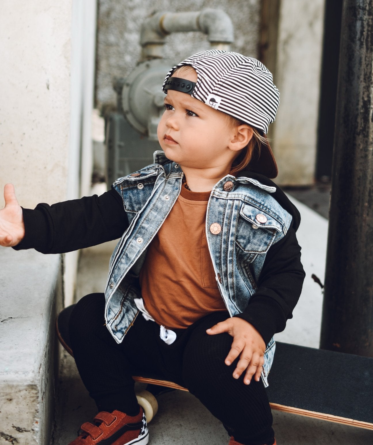Little Bipsy Denim Jacket - Black