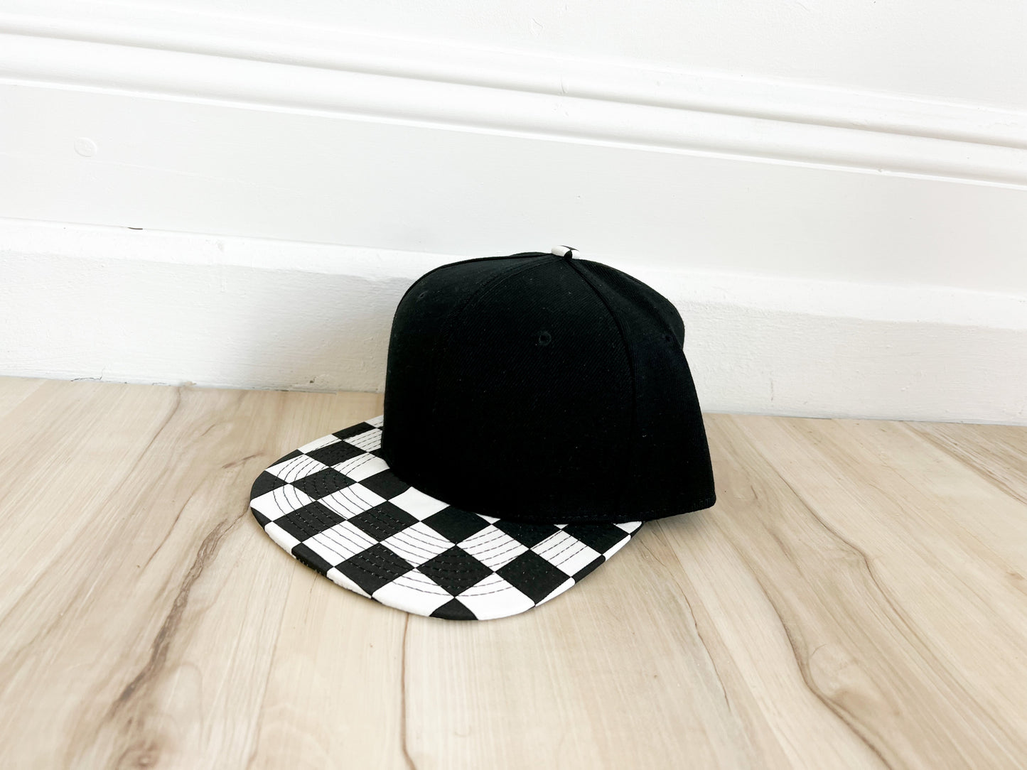 Checkered Smiley Hat