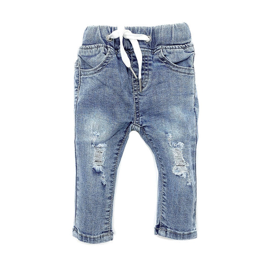 Distressed Denim - Light Wash