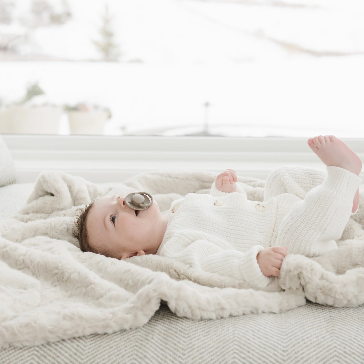 Saranoni Dream Receiving Blanket - Oat