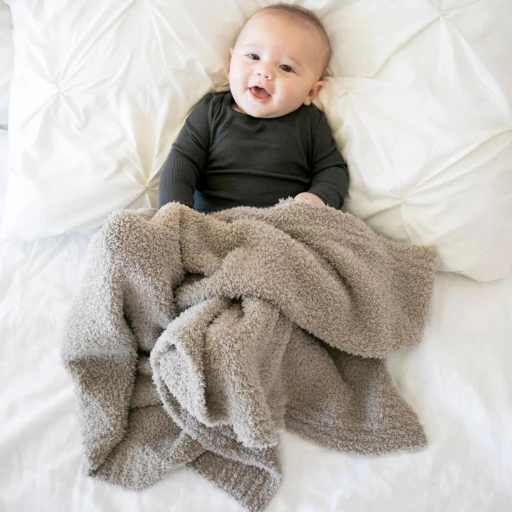Saranoni Bamboni Receiving Blanket - Taupe