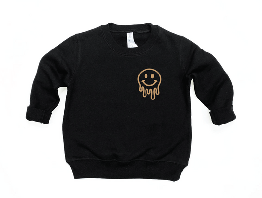 Drippy Smiley Pullover