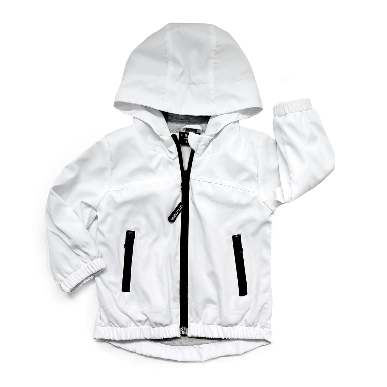 Little Bipsy Zip-up Windbreaker - White