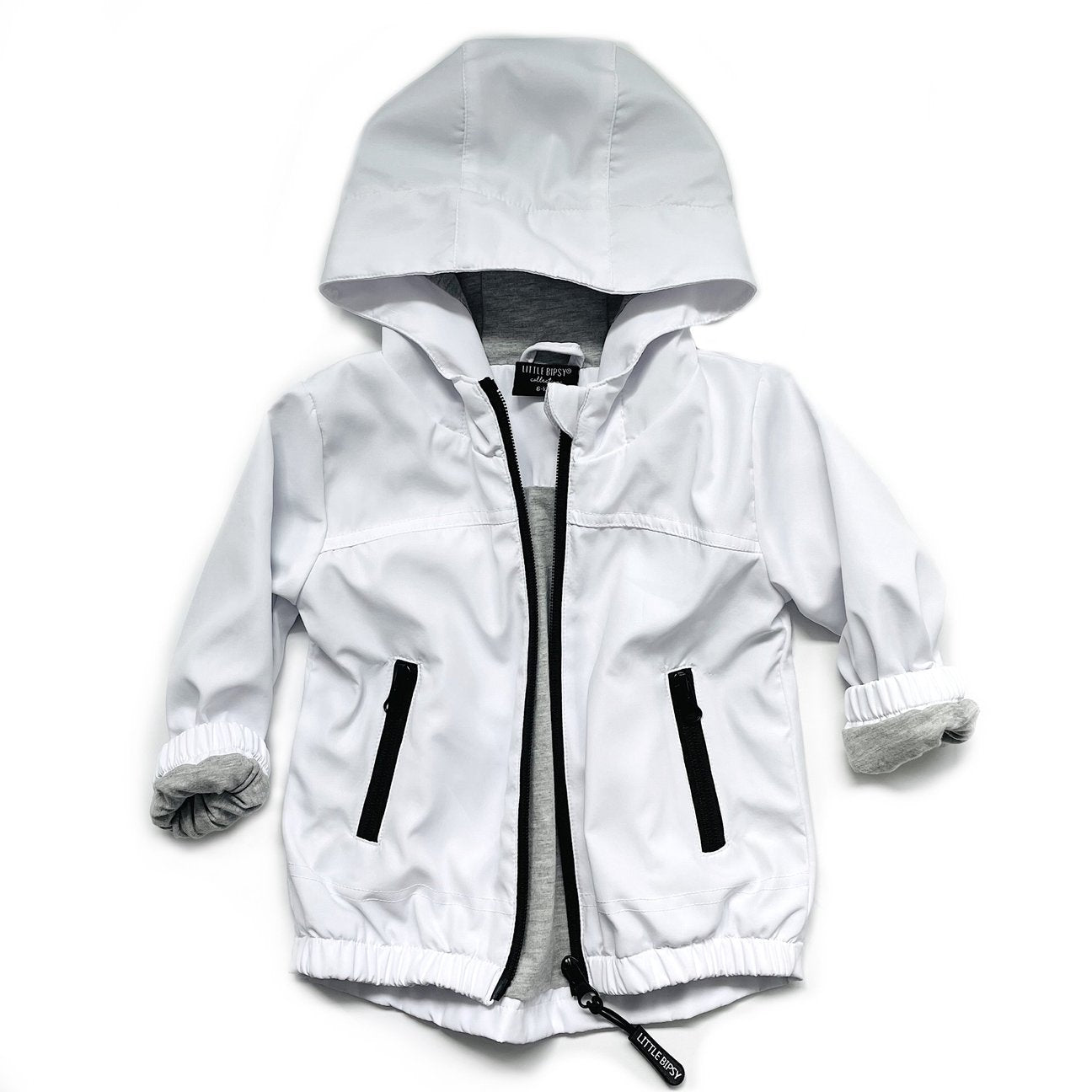 Little Bipsy Zip-up Windbreaker - White
