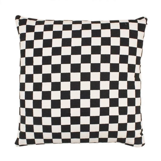 Imani Collective Checkered Pillow Cover - Black + White Checkered