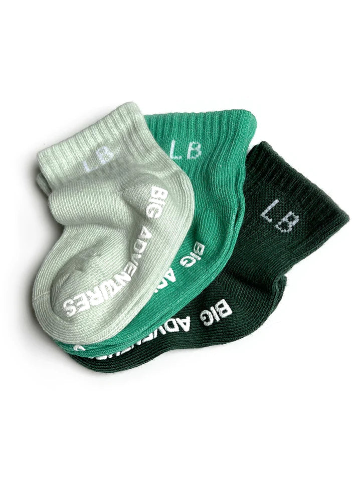 Little Bipsy Sock Pack - Kiwi