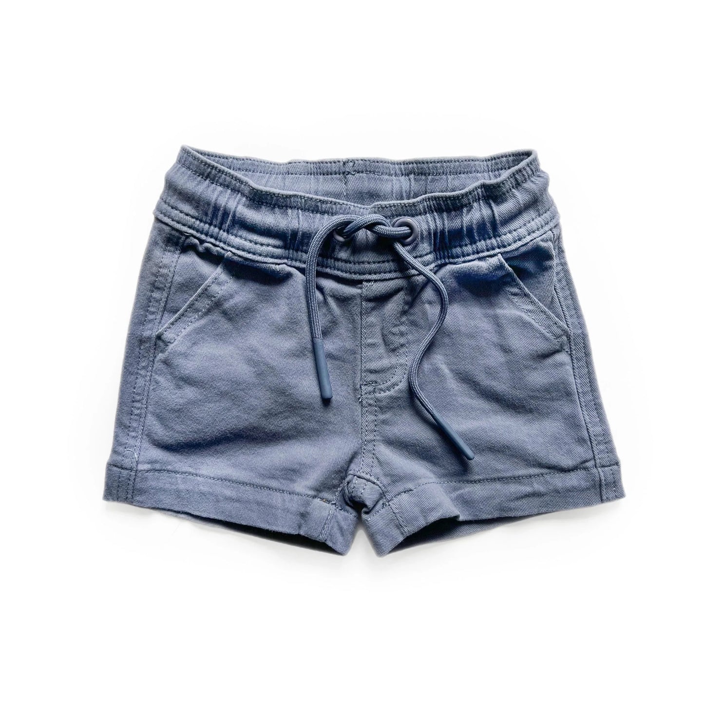 Little Bipsy Cotton Twill Shorts - Blue