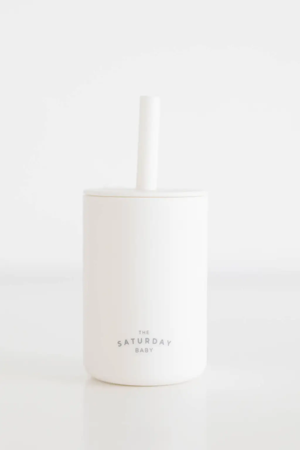 The Saturday Baby Silicone Straw Cup - Cloud